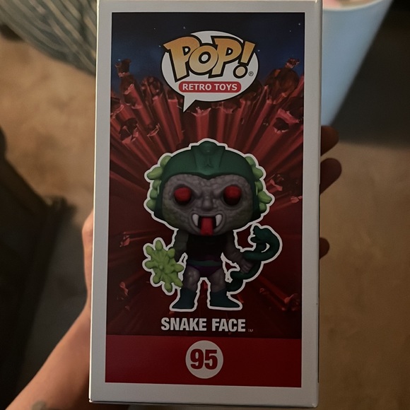 Snake face retro  pop toy - Picture 2 of 2